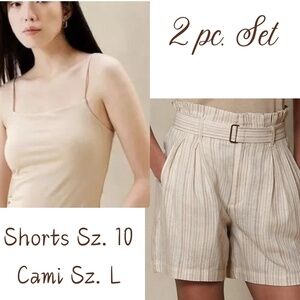 Banana Republic Shorts & Cami Set NWT